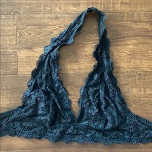 Free people halter lace bralet
